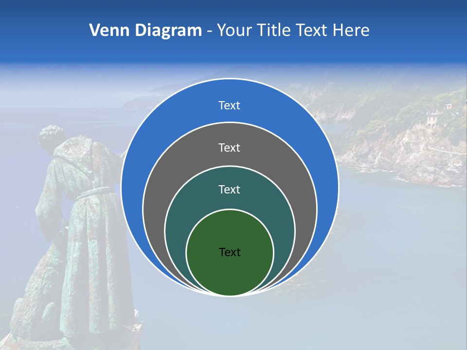 Blue Resort Attraction PowerPoint Template