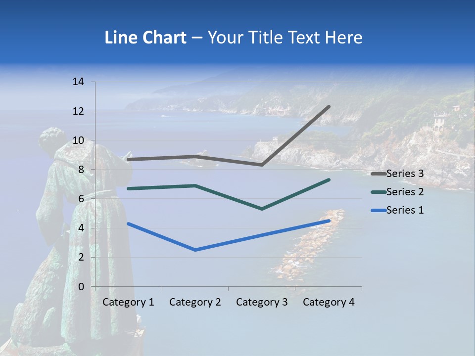 Blue Resort Attraction PowerPoint Template