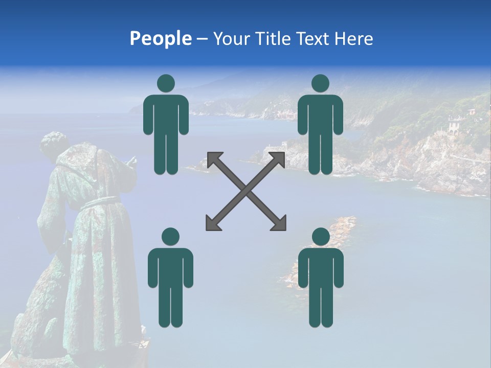 Blue Resort Attraction PowerPoint Template