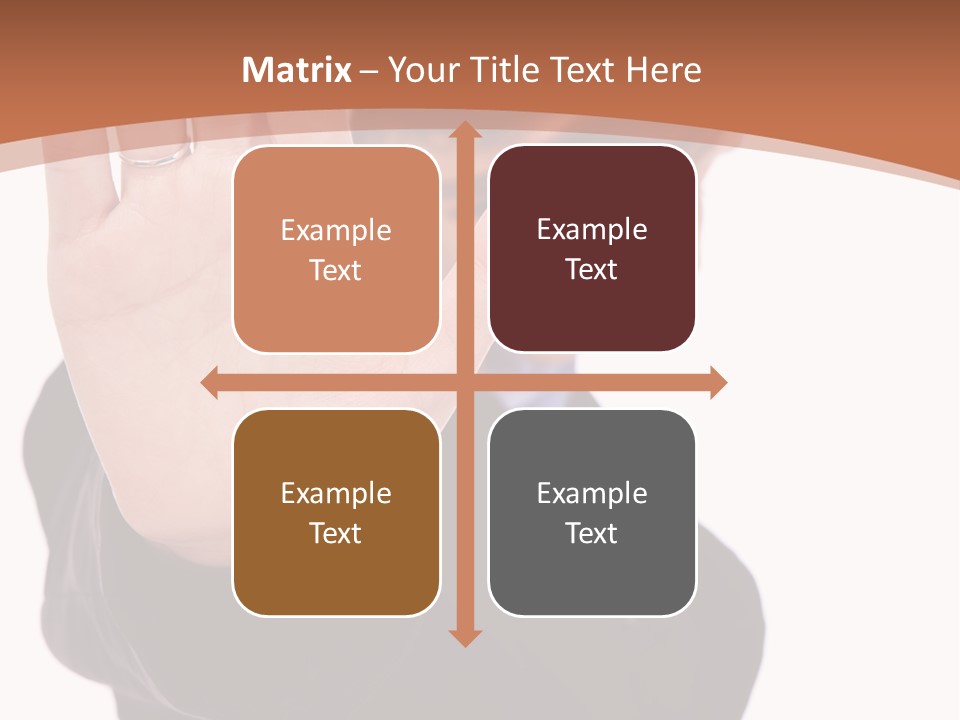 Deny Office Worker PowerPoint Template
