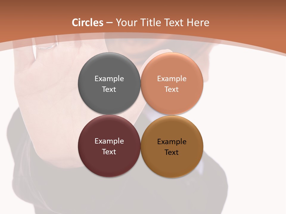 Deny Office Worker PowerPoint Template