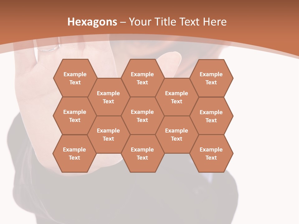 Deny Office Worker PowerPoint Template