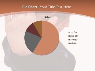 Deny Office Worker PowerPoint Template