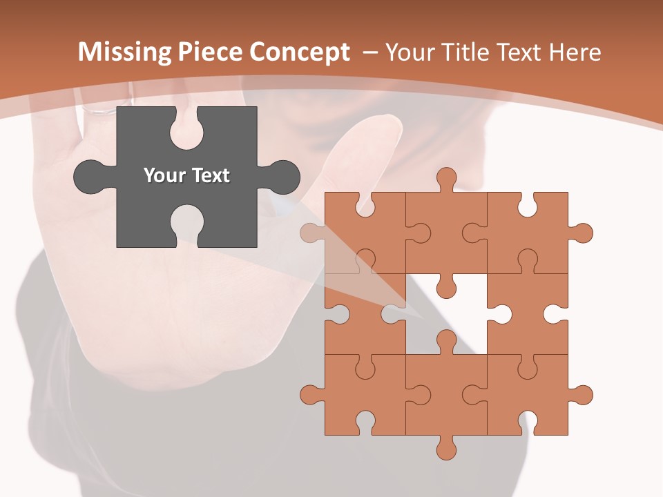 Deny Office Worker PowerPoint Template