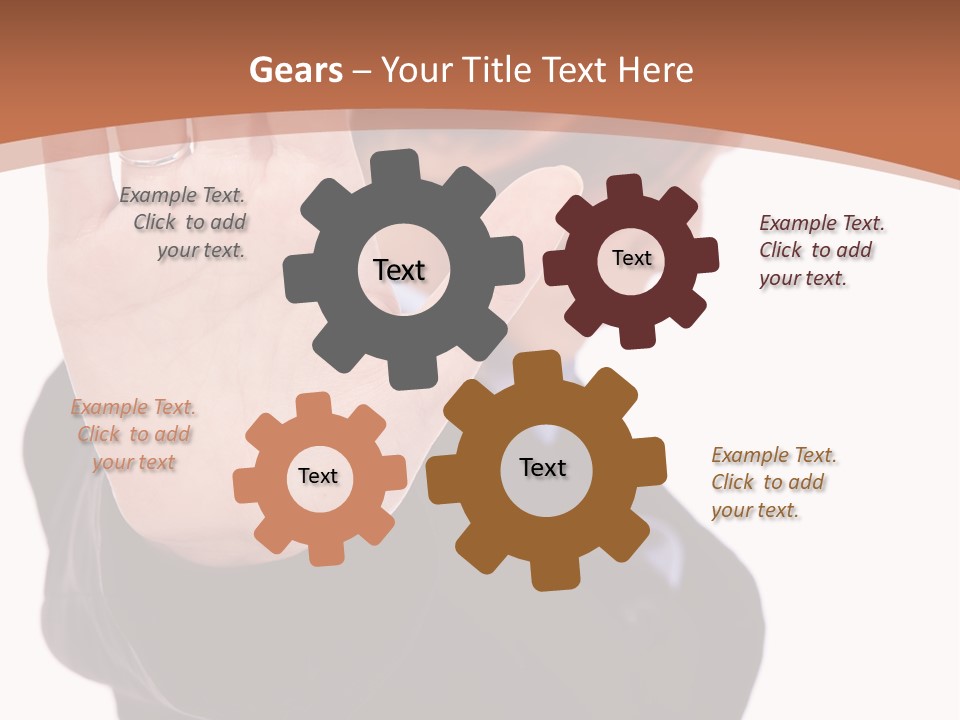 Deny Office Worker PowerPoint Template