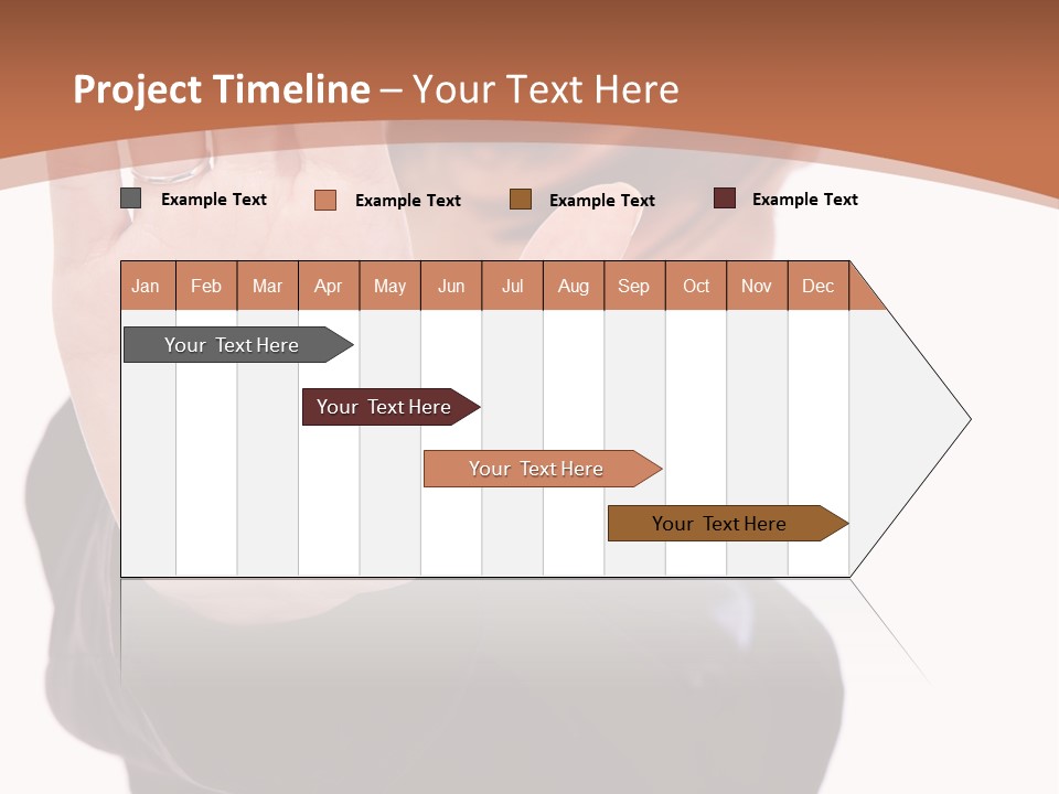 Deny Office Worker PowerPoint Template