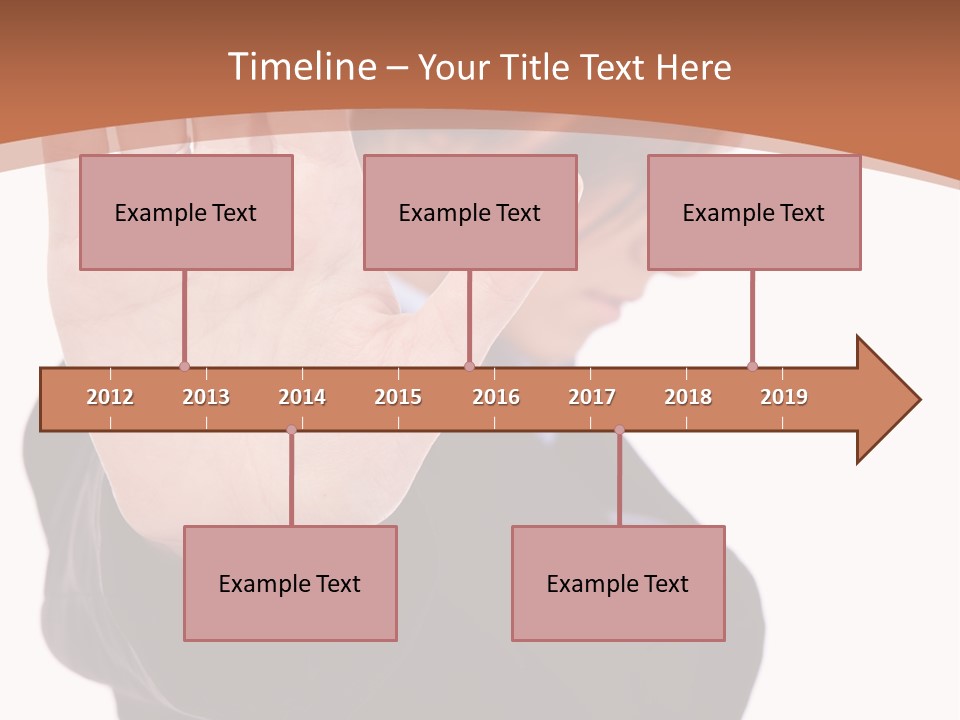 Deny Office Worker PowerPoint Template
