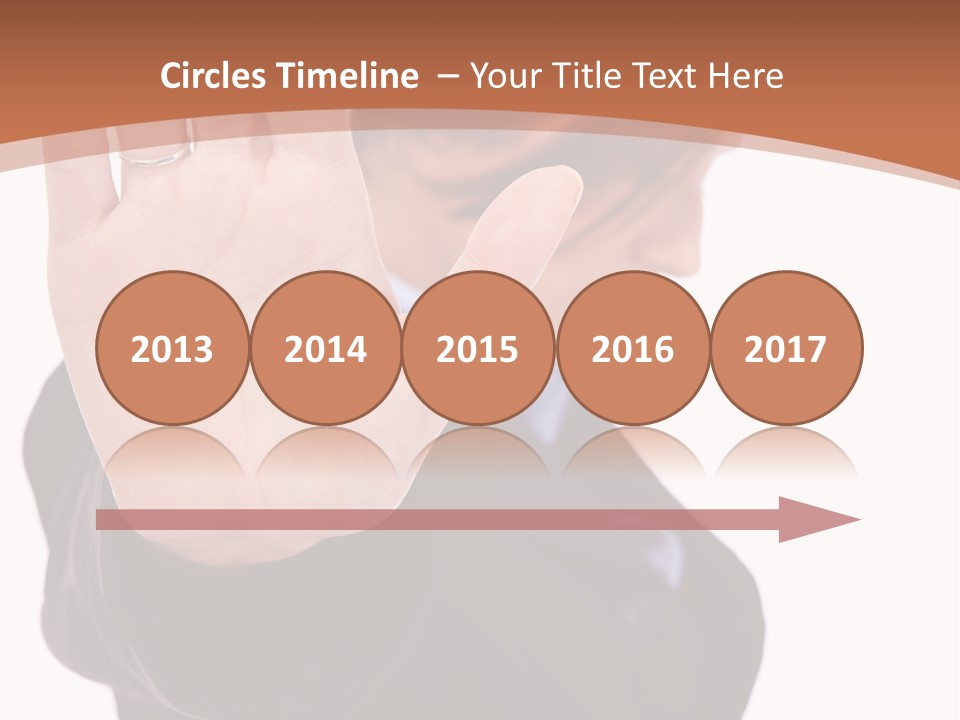 Deny Office Worker PowerPoint Template