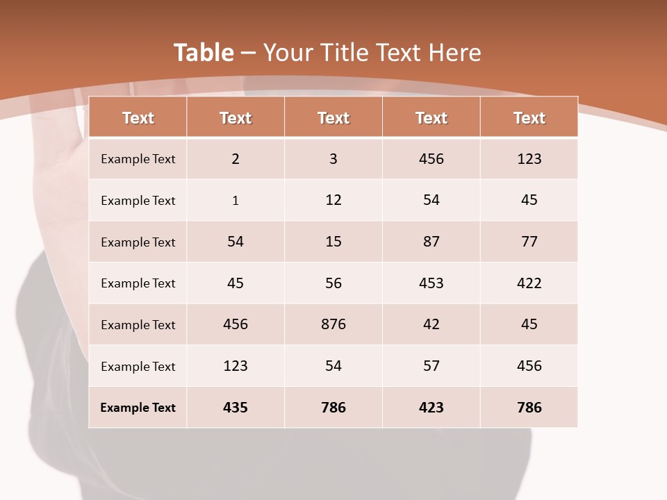 Deny Office Worker PowerPoint Template
