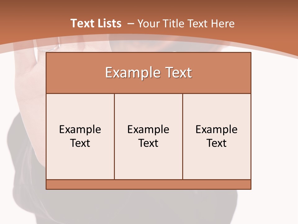 Deny Office Worker PowerPoint Template