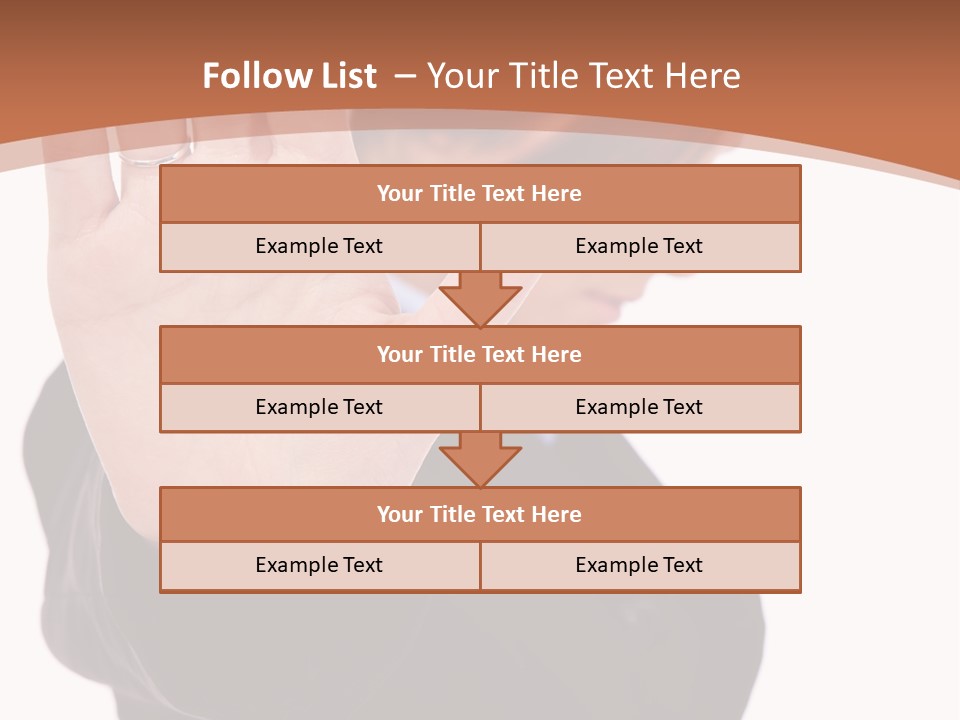 Deny Office Worker PowerPoint Template