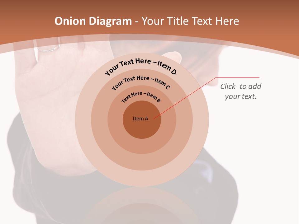 Deny Office Worker PowerPoint Template