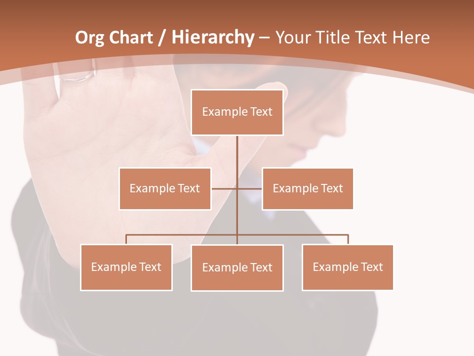 Deny Office Worker PowerPoint Template