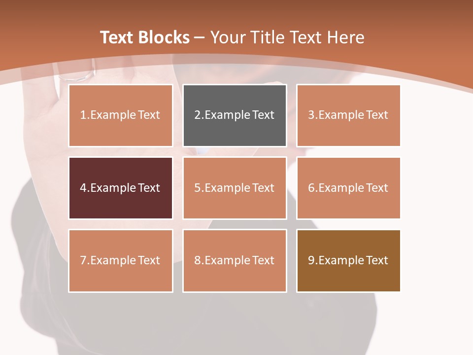 Deny Office Worker PowerPoint Template