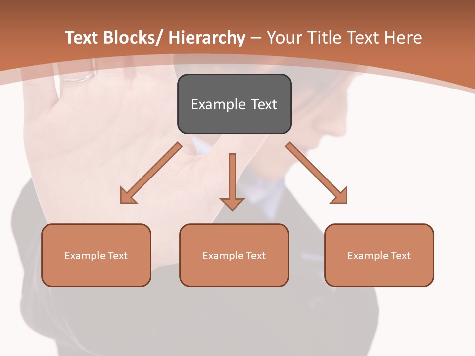 Deny Office Worker PowerPoint Template