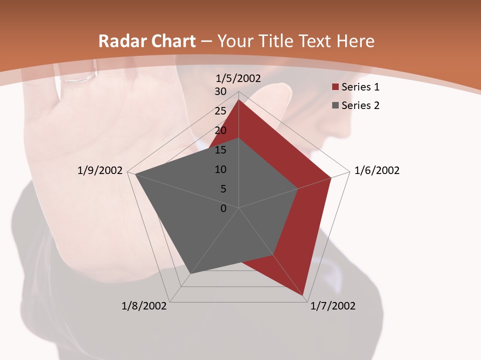 Deny Office Worker PowerPoint Template