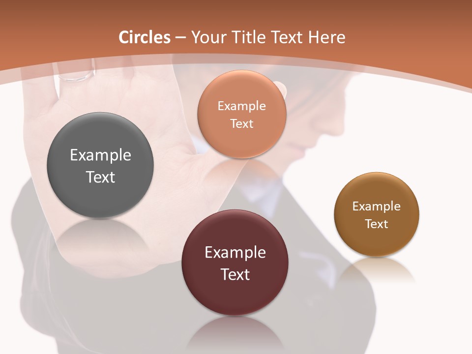 Deny Office Worker PowerPoint Template