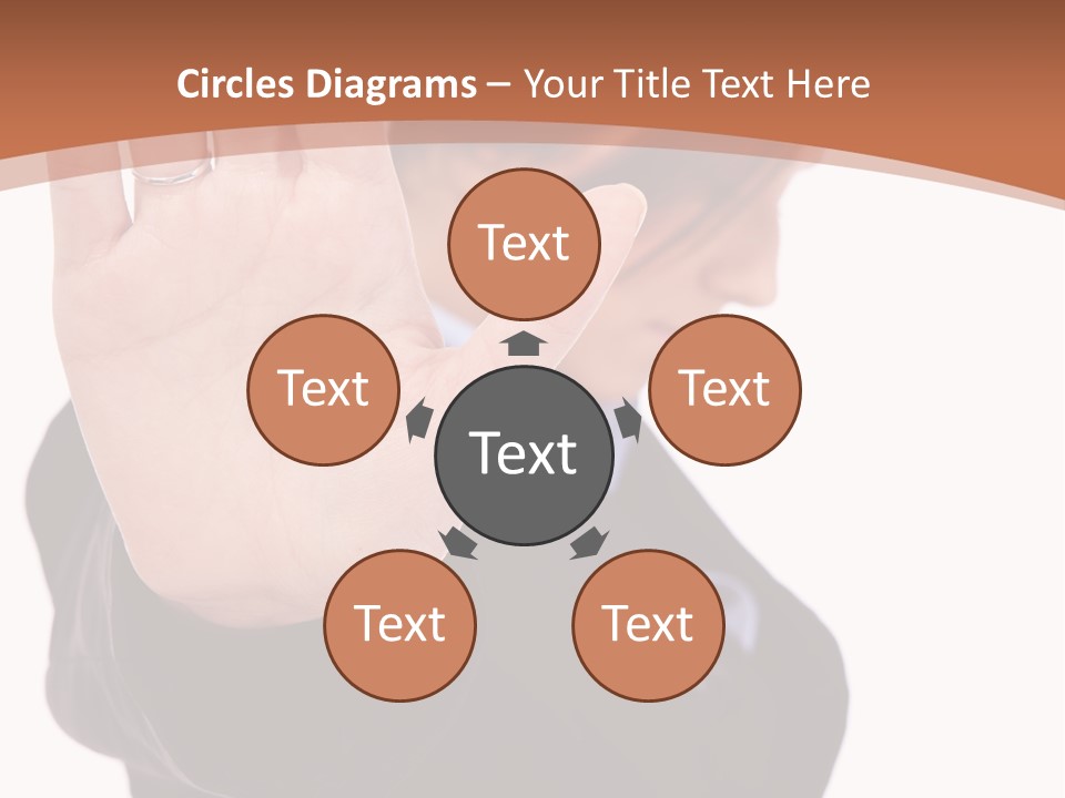 Deny Office Worker PowerPoint Template