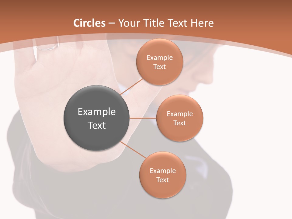 Deny Office Worker PowerPoint Template