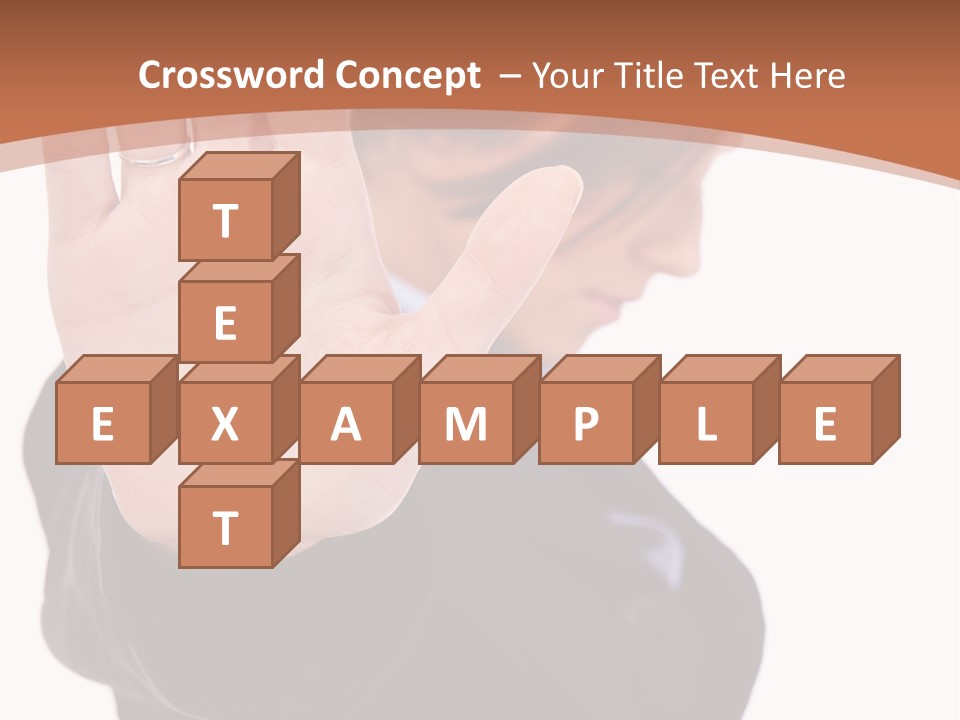 Deny Office Worker PowerPoint Template