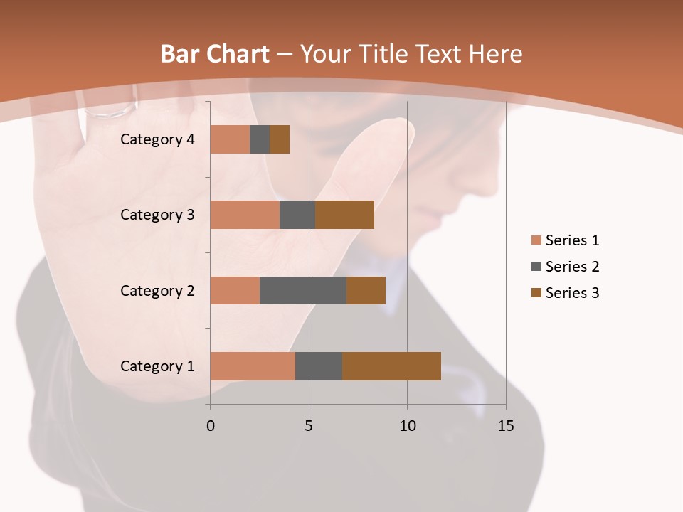 Deny Office Worker PowerPoint Template
