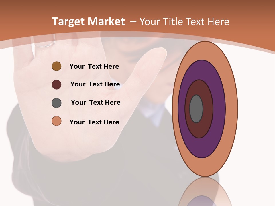 Deny Office Worker PowerPoint Template