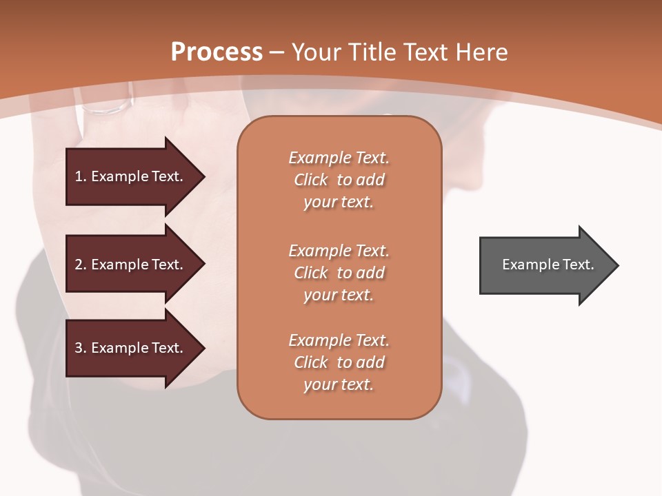 Deny Office Worker PowerPoint Template