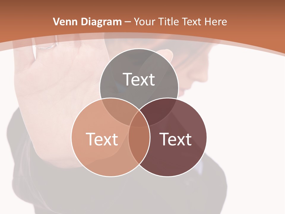 Deny Office Worker PowerPoint Template