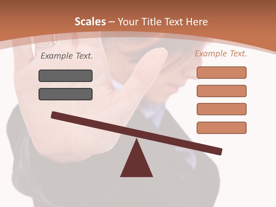 Deny Office Worker PowerPoint Template