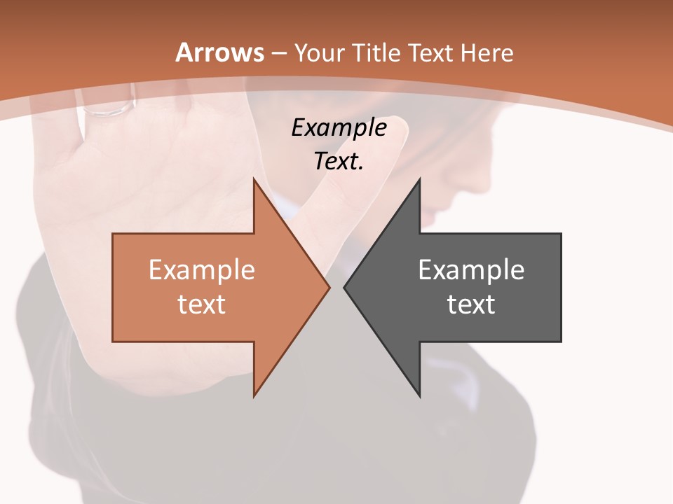 Deny Office Worker PowerPoint Template