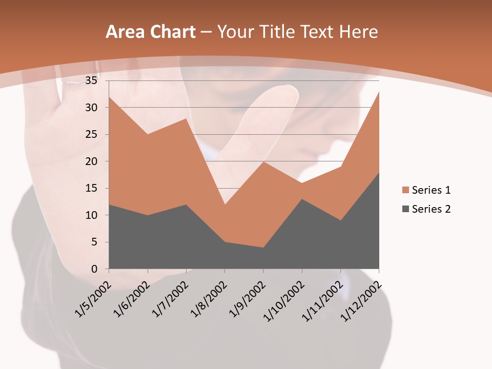 Deny Office Worker PowerPoint Template