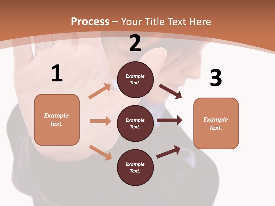 Deny Office Worker PowerPoint Template