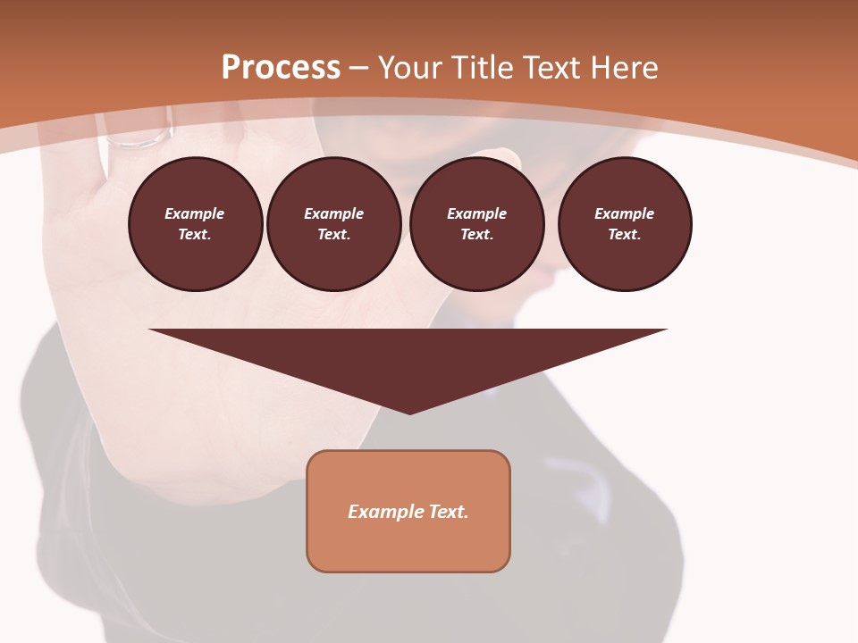 Deny Office Worker PowerPoint Template