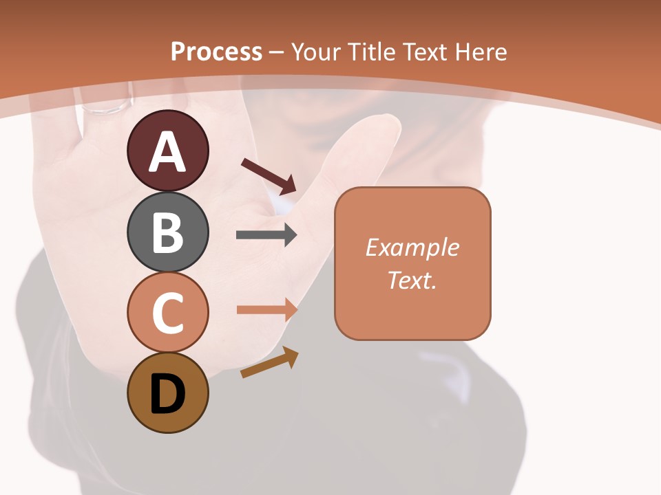 Deny Office Worker PowerPoint Template