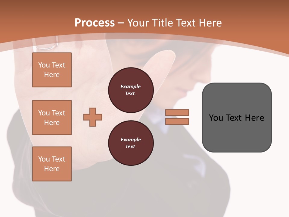 Deny Office Worker PowerPoint Template