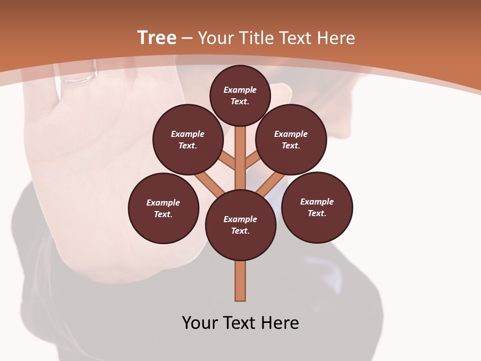 Deny Office Worker PowerPoint Template