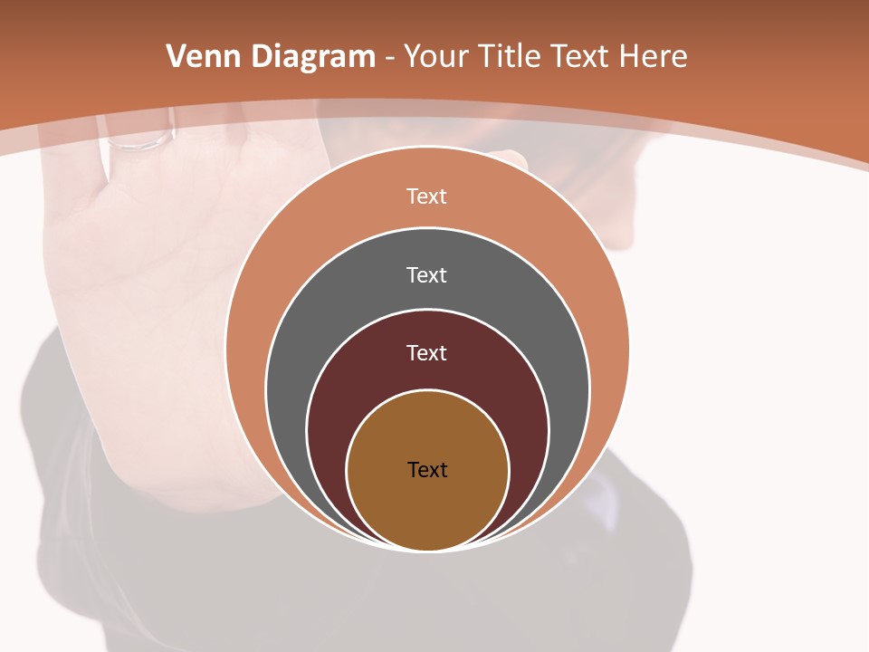Deny Office Worker PowerPoint Template