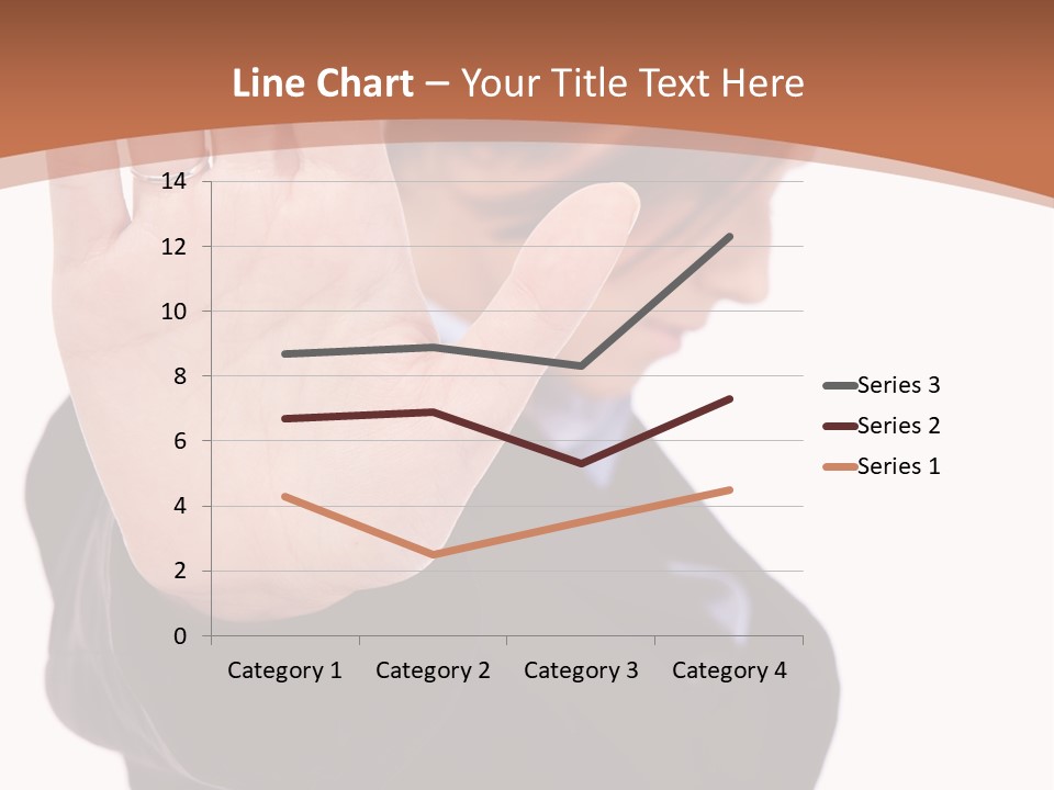 Deny Office Worker PowerPoint Template