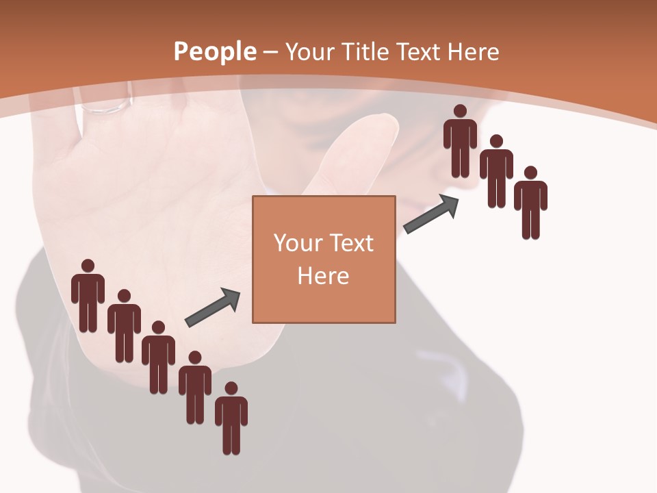 Deny Office Worker PowerPoint Template