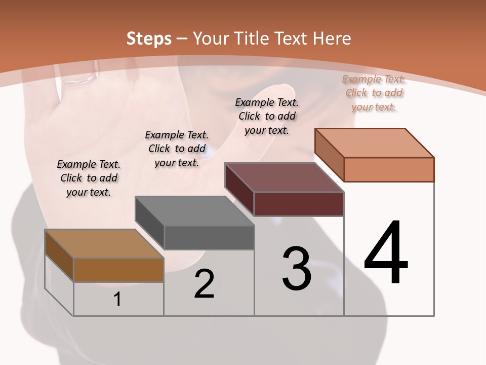 Deny Office Worker PowerPoint Template