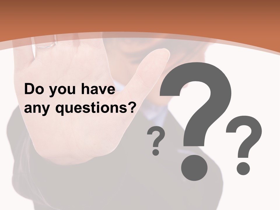 Deny Office Worker PowerPoint Template