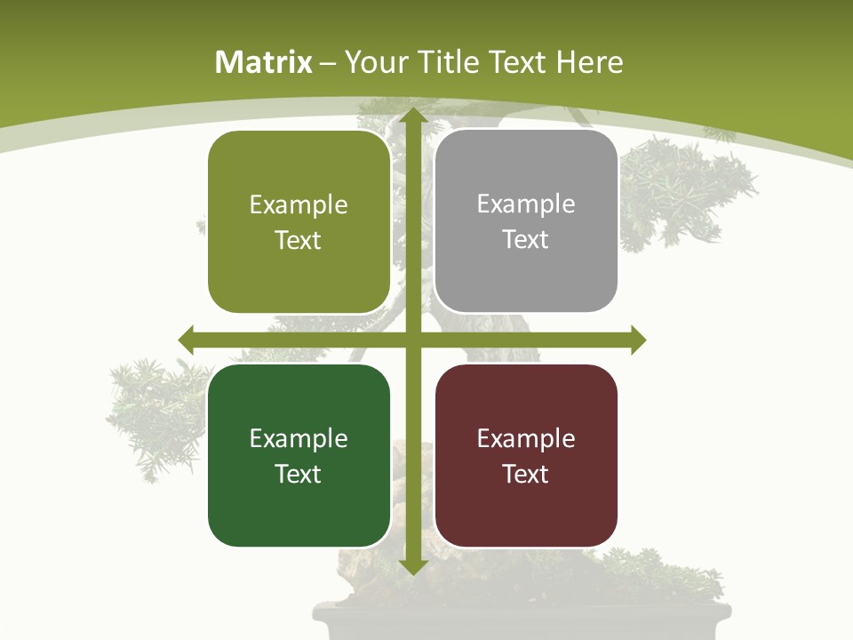 Background Plant Overlay PowerPoint Template