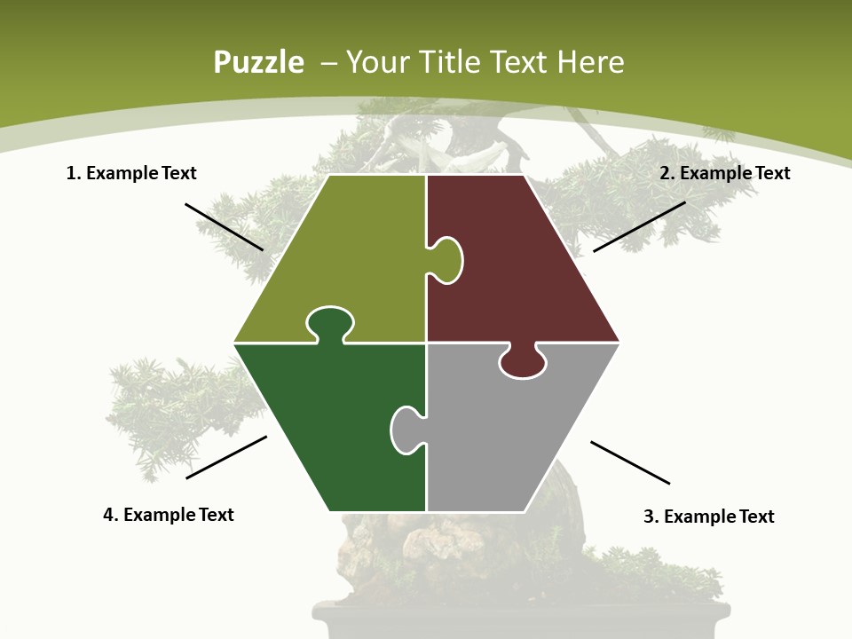 Background Plant Overlay PowerPoint Template