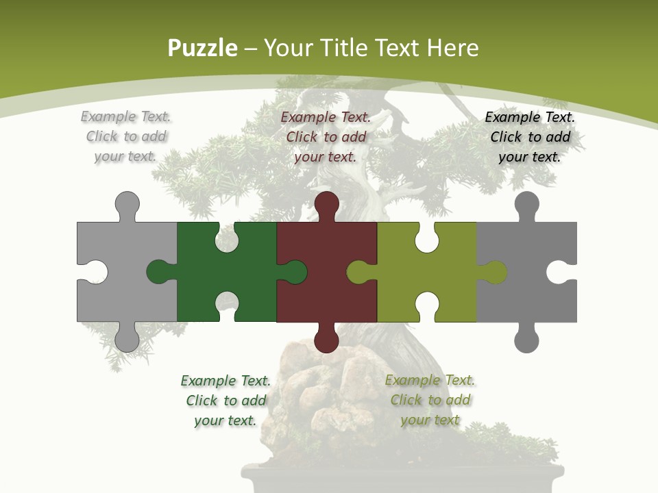 Background Plant Overlay PowerPoint Template