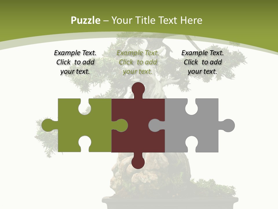 Background Plant Overlay PowerPoint Template