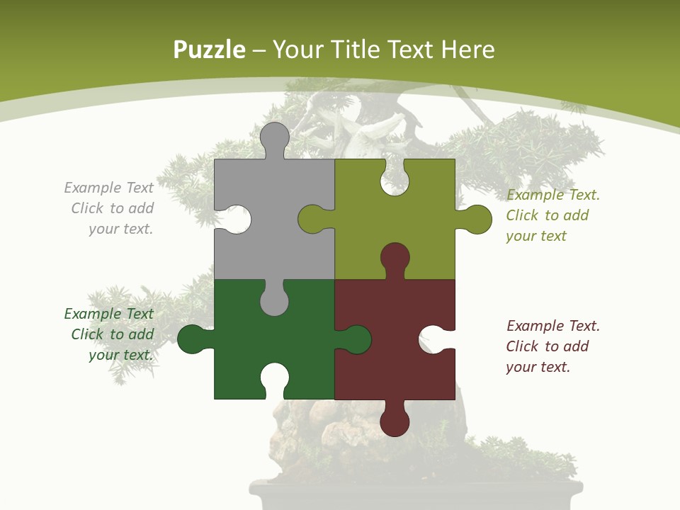 Background Plant Overlay PowerPoint Template