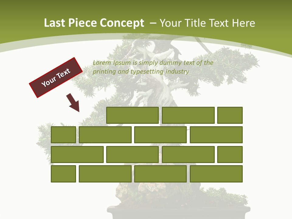 Background Plant Overlay PowerPoint Template