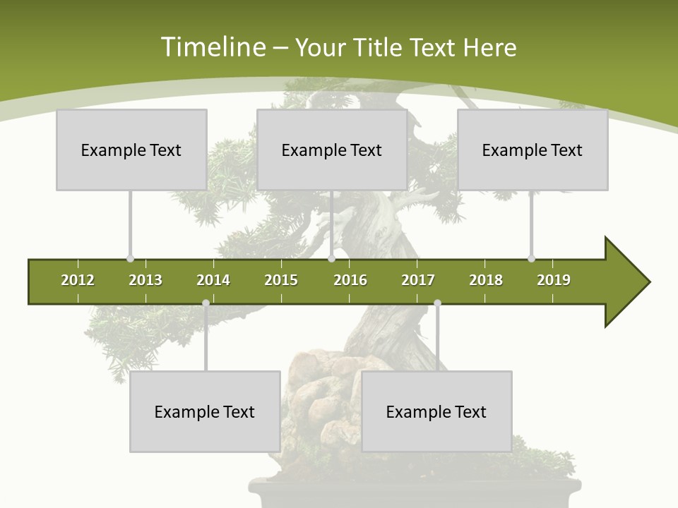 Background Plant Overlay PowerPoint Template