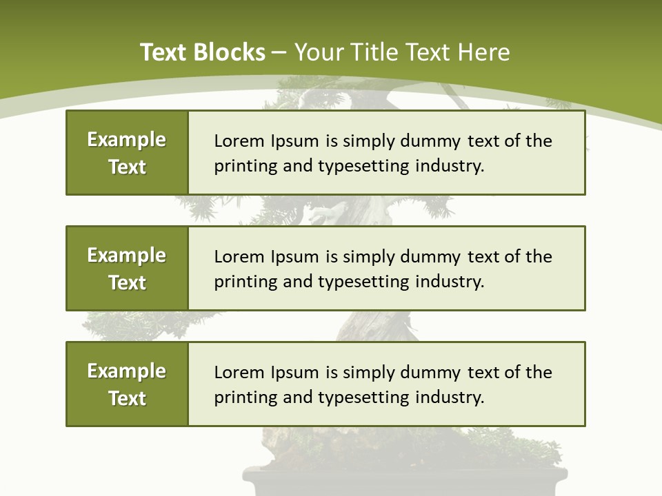 Background Plant Overlay PowerPoint Template
