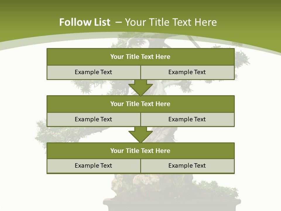 Background Plant Overlay PowerPoint Template